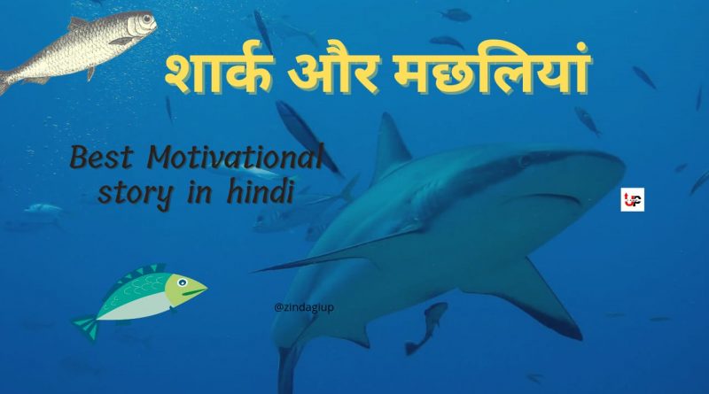 ब्लू शार्क और मछलियाँ Story in hindi