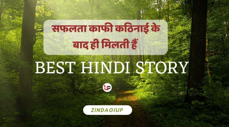 Best Hindi story सफलता काफी कठिनाई के बाद ही मिलती हैं 2023