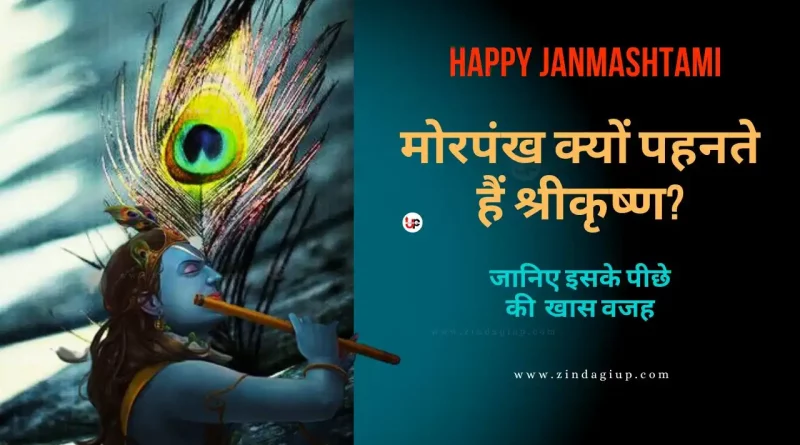 Happy Krishna Janmasthami 2023:: मोरपंख क्यों पहनते हैं श्रीकृष्ण? इसके पीछे है खास वजह